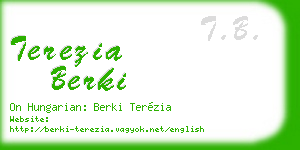 terezia berki business card